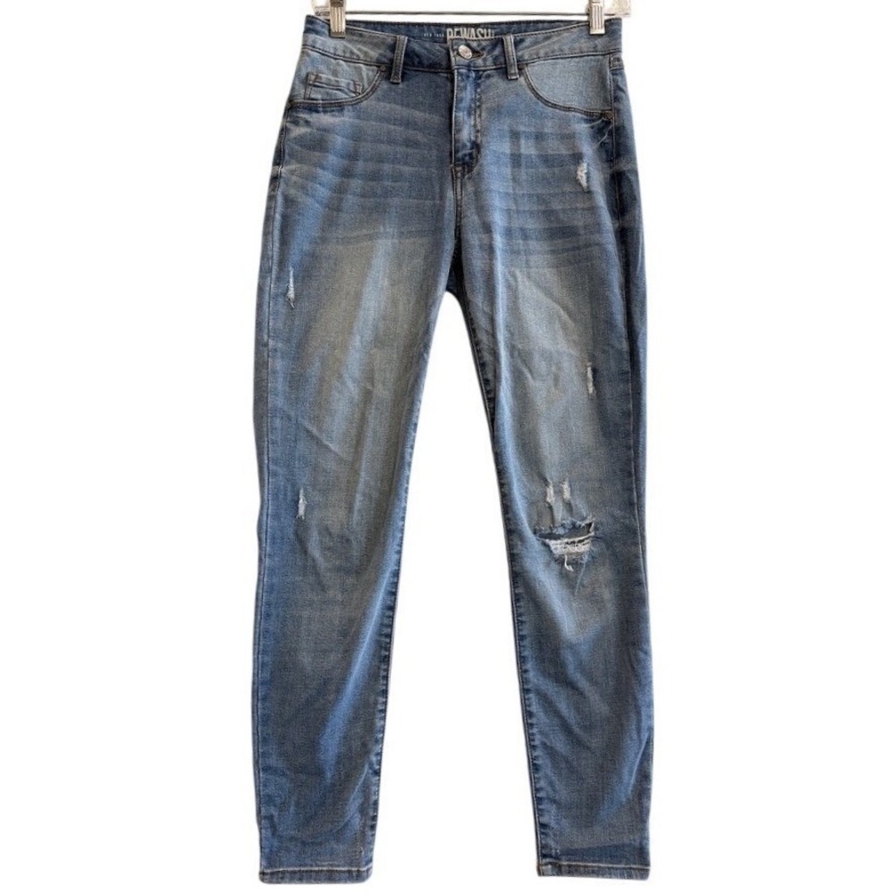 Rewash Skinny Jeans Womens Size‎ 5 / 27 Blue Distressed High Rise Stretch